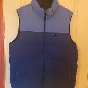 Patagonia Reversible Down Puffy Vest In Excellent Used Condition